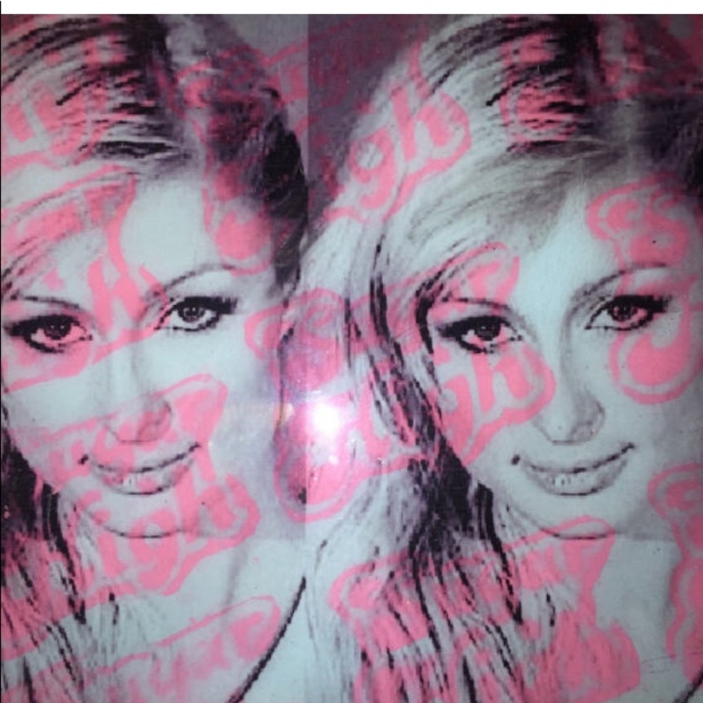 ⚡️PARIS HILTON celebrity mugshot 3D graffiti art